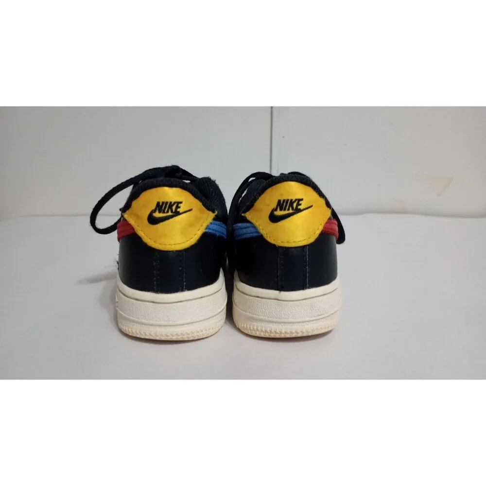 Nike Air Force Sz 12C Multicolor Athletic Shoes Sneakers DN4178-001 NBA Charm